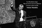 Unbekannt Nelson Mandela Bei Vereinten Nationen Zitat Inspirierende Poster 24 x 36 F