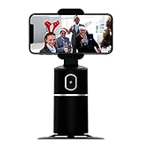 360° Face Tracking Halter für Live-Streaming Auto Tracking Selfie Stick Halter Smart Tracking Telefonhalter für Facebook Live, Video Chat Face Time C