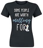 Die Eiskönigin Some People Are Worth Melting for Frauen T-Shirt schwarz S