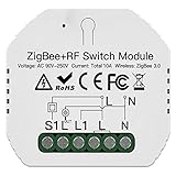 ZHITING Wifi Schalter Relais Modul 3.0,Smart Home Switch Fernbedienung über Handy für Hausautomation DIY Auf-/Unterputz,Kompatibel mit Smart Life Tuya App Fernbedienung und Google H