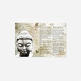 // TPCK // The Wisdom of Buddha-Poster, Foto, Kunstdruck, Geschenk, Motivation, Größe: 53,3 x 35,5