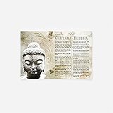 // TPCK // The Wisdom of Buddha-Poster, Foto, Kunstdruck, Geschenk, Motivation, Größe: 53,3 x 35,5