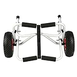 AllRight Kajakwagen Bootswagen Kanuwagen Wasserwandern Alu Surfwagen zerlegbar bis zu 100 KG