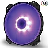 Cooler Master MasterFan MF200R RGB Gehäuselüfter 'RGB LED, Silent Cooling Technology, 200mm' R4-200R-08FC-R1
