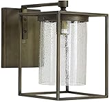 Wand sconce Beleuchtung Industrial Retro IP44. Wasserdichte Außenwandlampe Glas Laterne Loft Bauernhaus Vintage Wand Sconce Beleuchtung E27 Aluminium Externe Terrasse Garten Garage Lane Porch W