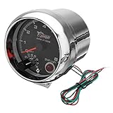 3, 75 Zoll 1. 2V RP. MX1000 Tacho- Tachometer mit Schaltlicht RPM D