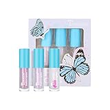 4 Farben Diamond Shiny Metallic Lippenstift Charming Long Lasting Shimmer Flüssiger Lippenstift Glitter Powder Lipgloss Metallic Lip Color Cosmetics Lipgloss Lipp