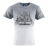 FC Schalke 04 Skyline T-Shirt (M, grau/weiß)