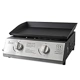ACTIVA Plancha 2 Brenner je 2,1 KW (4,2 KW) Grill Gasgrill Grillplancha Gastrob