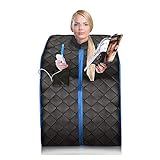 GUANGHEYUAN-J Saunadecke Sauna für Luxussauna SPA Slimming Persönlicher Saunabaum-Klappstuhl zum Gewichtsverlust und Detox