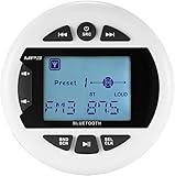 Herdio Wasserdichter Marine Messgerät Stereo Empfänger Bluetooth Digital Media MP3 Player mit Audio Streaming, FM AM Radio für Boot, ATV, UTV, S