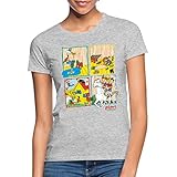 Spreadshirt Pippi Langstrumpf Und Ihre Freunde Kacheln Frauen T-Shirt, XL, G