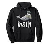 Nordsee Robbe Moin Spruch - Sylt Kiel Seehund Kapitän Pullover H