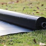 YQJY Schwarze Stretchfolie Palettenfolie Schwarz Wickelfolie Pe-handstretchfolie Cast-Film Schwarz Strech-Folie Packfolie Verpackungsfolie Umzugsfolie Plastikfolie Stretch Film Gültig Ab 500㎡