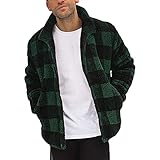 Lomelomme Daunenjacke Herren Fleecejacke Reissverschluss Kapuzenjacke Atmungsaktiv Kaputzenjacken Warm Softshelljacke Steppjacke mit Übergangsjack
