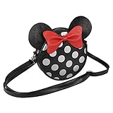 Cerdá Bolso Bandolera Minnie Rucksack, 18 cm, Schwarz (negro), 2100002369