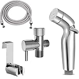 SADALAK Bidet Handbrause Bidet Aufsatz Toilette Bad Bidet für Bidet Armaturen WC mit G1/2' Ventil Hand Bidet Sprayer mit Zwei-funktion Benutzt für Persönliche Hygiene&Windelreinigung&Haustierb