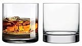 Topkapi elite 250.884 - Whisky Glas Castle Rock 35 cl (350 ml), bleifreies Kristall Glas, 2 Stück Schwerer Whisky Tumb