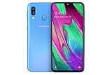 Samsung Galaxy A40 Smartphone (15.0cm (5.9 Zoll) 64GB interner Speicher, 4GB RAM, Dual SIM, blau) - Deutsche V