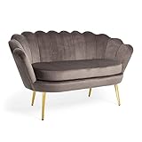 Beautify Sofa-Sofa in Lotusform, mit goldfarbenen Details, G