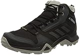 adidas Damen Terrex Ax3 Mid Gtx W Leichtathletik-Schuh, Kern Schwarz/Dgh Fest Grau/Lila Tönung, 38 EU