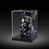 LIND Acryl Vitrine Schaukasten Kompatibel Mit Lego 75304 Star Wars Darth-Vader Helm, Staubdichte Showcase Display Case - Nicht Enthalten Modellb