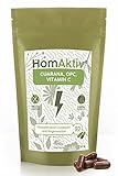 HomAktiv OPC Traubenkernextrakt Kapseln à 170mg | Natürlicher 3-in-1 OPC Booster mit Vitamin C Acerola & Guarana Pulver | Traubenkernextrakt für Konzentration, Ausdauer, Reg