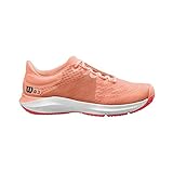 Wilson Damen KAOS 3.0 W Tennisschuhe, Orange/Weiß/Rot, 39 EU