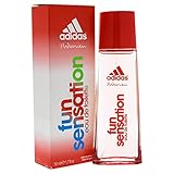 adidas Fun Sensation Eau De Toilette – Fruchtig-würziges Damen Parfüm mit sinnlich-frischen Noten – 1 x 50