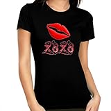 Valentinstags-Shirts für Frauen XOXO Kiss Damen Valentinstag Shirt Valentinstag Geschenke für Sie, schwarz, M