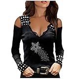 Oversize Damen Oberteile sexy Tshirt Damen Langarm Baumwolle INXS tichert Damen geissini Damen lässige Damen Pullover Damen Tops y2k S