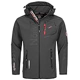 Geographical Norway 38A5 Vantaa Herren Softshell Jacke Grau Gr. XXL