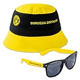 Borussia Dortmund BVB-Set Fischerhut und Sonnenbrille one S