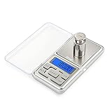 MINI Digitale Taschenwaage Feinwaage Küchenwaage Münzwaage Goldwaage mit Zählfunktion Und Einer Auflösung Von 500/0,01g