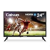 Caixun 24 Zoll HD TV – 61 cm LED Fernseher für Schlafzimmer und Wohnwagen, mit PC Anschluss, HDMI und USB (Modell EC24Z2)