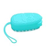 FEINENGSHUAI schmutzradierer Körperdusche reiben Massage Schwamm Schnell schäumend Bad Bürste Badezimmer Weiche Silikon Reiben Massage Blase Baden Schwamm Pinsel (Color : C)