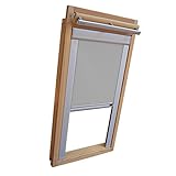 Easy-Shadow Dachfenster Verdunkelungsrollo Komfort Rollo für Typ Fakro FT/FTP/PK/FK/FE/FL/PTP Größe 02 – 55/98 (Glasmaß 39,0 x 81,3 cm) - in der Farbe g