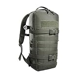 Tasmanian Tiger TT Essential Pack MKII Molle-System 9L Wander Outdoor Rucksack, Steingrau-Oliv IRR, 43 x 22 x 8