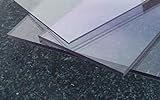 Polycarbonat UV Platte farblos 600 x 500 x 2 mm transp