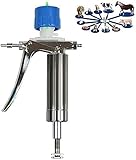WXking Neueste 2PD-Spritze Allgemeine Nadelspritze-Impfstoff-Spritzen-Veterinärmedizin, 2ml (Farbe: 0,5 ml) (Color : 0.5ml)