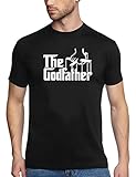 Coole-Fun-T-Shirts Herren The Godfather - DER Pate - T-Shirt schwarz, L