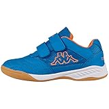 Kappa Kickoff K Unisex Kinder, Indoor Sport Scape, Blau (Blau / Orange 6044), 35 EU