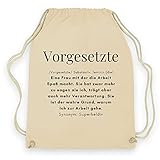 Print Dynastie Turnbeutel Vorgesetzte Definition Geschenk Büro Arbeit Boss Angestellter, Farbe:N