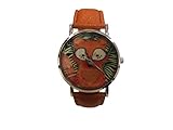 Armbanduhr mit süßem Fuchs Motiv (orange)