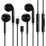 Xcords In-Ear Kopfhörer 2 Pack Ohrhörer für iPhone Noice-Cancelling Earphones mit Kabel Kopfhörer mit Lightning Anschluss,Mikrofon und Bass für iPhone 12/11/XS/X/XR/8/7,iPad,alle iOS Sy