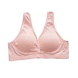 CHUXI 2021 Still-BH mit Frontschnalle Umstandsmode Dessous Still-BH Baumwolle Nahtlose Schwangerschaft BH Unterwäsche, #3pink, XX-Larg