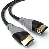 5m - Ultra HD 4k HDMI Kabel 1.4a/2.0 | High Speed with Ethernet | Kabel 3 Fach geschirmt/inkl. Stecker- und Kontaktschirmung | 4K Ultra HD 2160p / Full HD 1080p | 3D / ARC/CEC | fünf M
