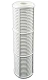 Filtereinsatz 10 Zoll für Vorfilter 10' (25,4cm), waschbare Filterkartusche für Pumpenfilter, Sandfilter, Hauswasserwerke. Siebeinsatz lang, k