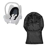 Aveanit Maxi Cosi Kopfkissen Kopfstütze Kopfpolster für Babyschale Sitzverkleinerer Cabriofix Citi NewBorn Auto-Sitzverkleinerer Autositz Wasserdicht Schw