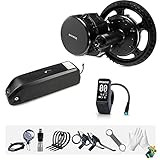 BAFANG BBS02 E-Bike Umrüstsatz Mittelmotor Kit 750W 48V mit Akku für Mountainbike, Rennrad, Pendlerrad, wasserdicht Mittelmotor Pedelec DIY E-Bike Konverter für Erw